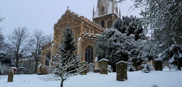 All Saints in the Snow