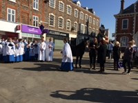 Palm Sunday 2017 at the Market Cross (1)